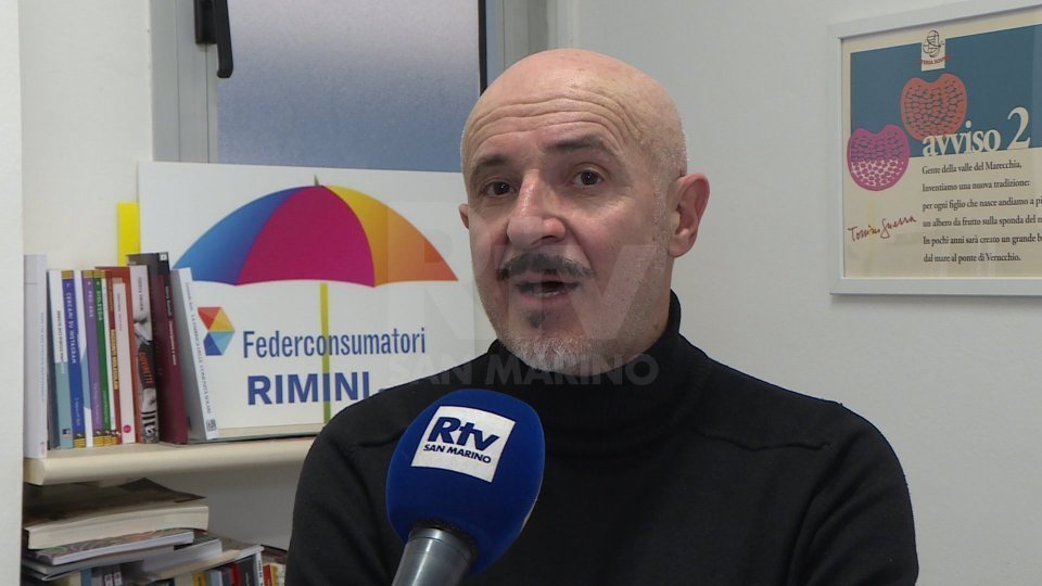Graziano Urbinati Presidente Federconsumatori Rimini. Immagine di repertorio