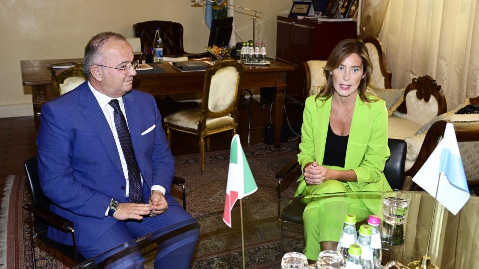 Il Segretario di Stato Gian Nicola Berti ha incontrato l’Onorevole Maria Elena Boschi
