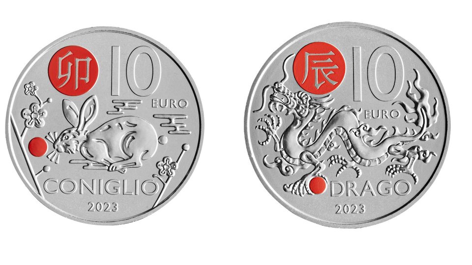 Calendario cinese, ecco le monete di Coniglio, Drago e  Serpente!