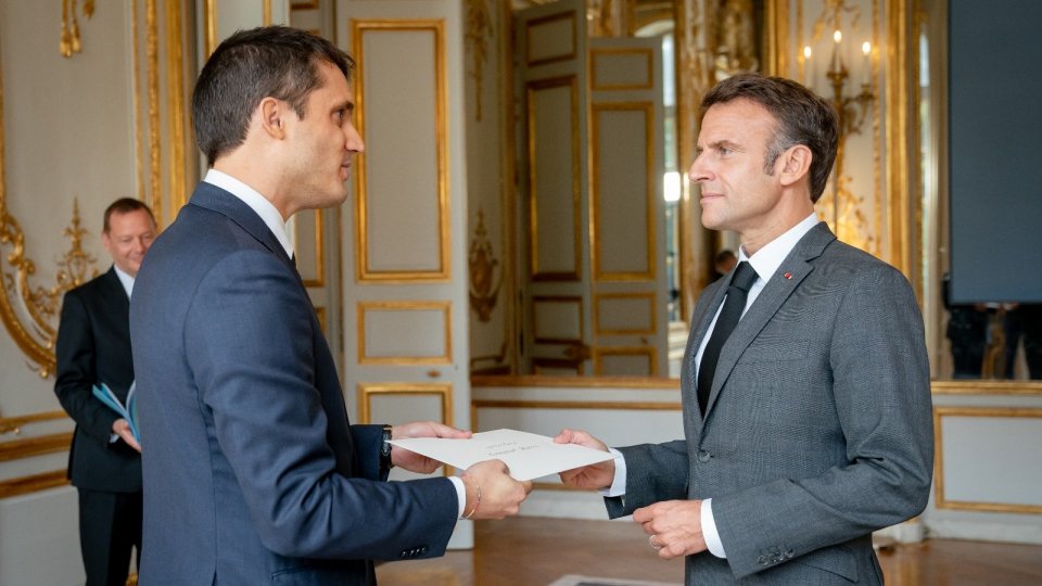 Leopoldo Guardigli e Emmanuel Macron