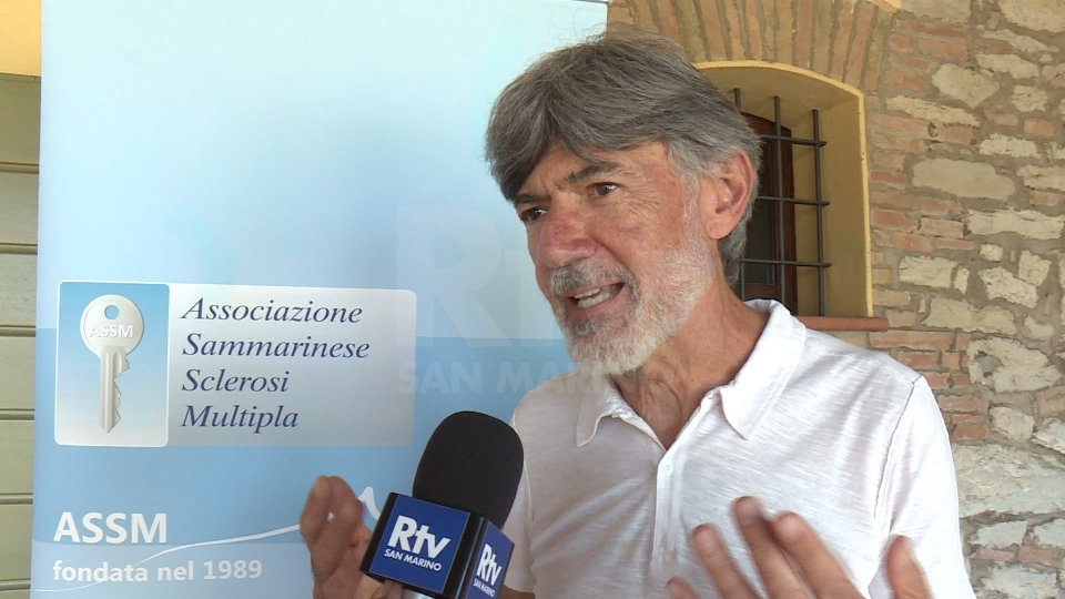 Nel video, l'intervista al vice-Presidente dell'Associazione Sammarinese Sclerosi Multipla, Massimo Rastelli