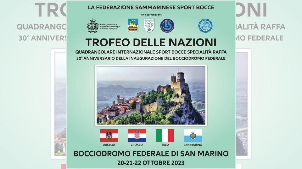 Bocce: nel weekend a San Marino il torneo delle Nazioni
