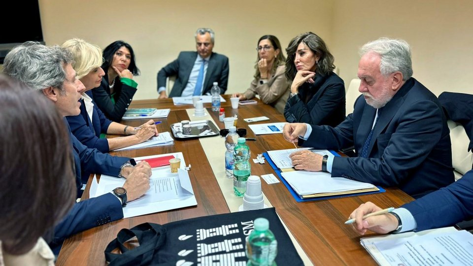 Il Segretario di Stato Belluzzi incontra a Roma il Ministro dell’Università Bernini