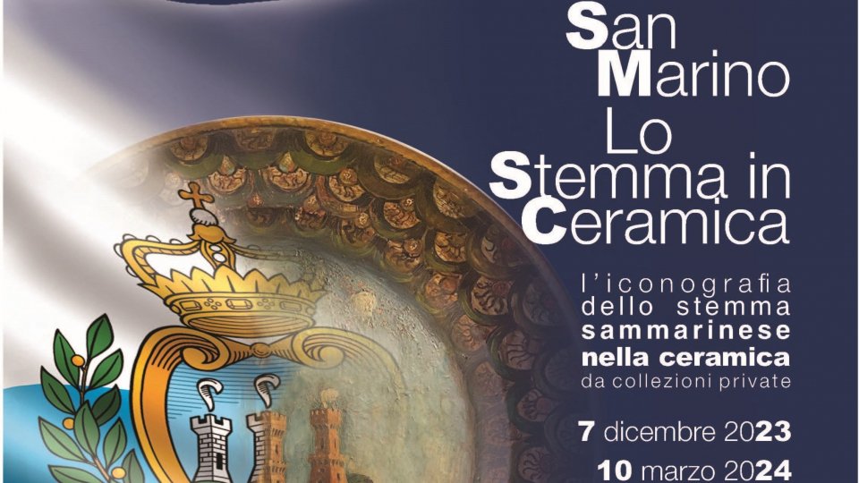 Il Rotary di San Marino in visita alla mostra "San Marino lo stemma in ceramica"