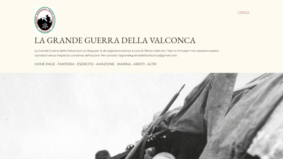 Nasce il blog "La Grande Guerra della Valconca"