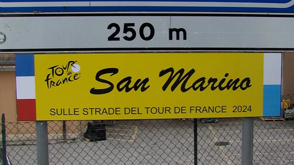 Un cartello a San Marino
