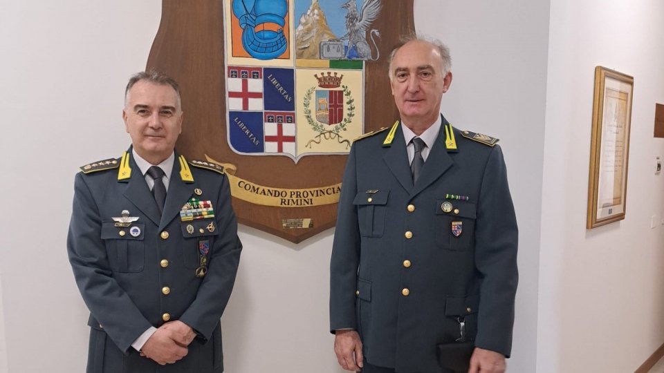 Gdf Rimini: va in congedo il sovrintendente della Guardia di Finanza di Rimini Franco Muccini