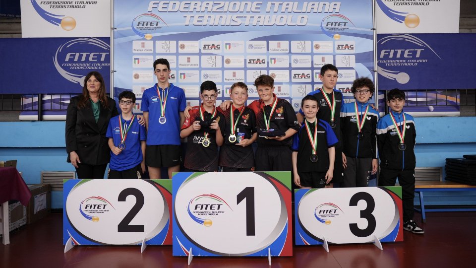 Tennis tavolo: le under 11 e 13 di San Marino sono vice campioni d’Italia
