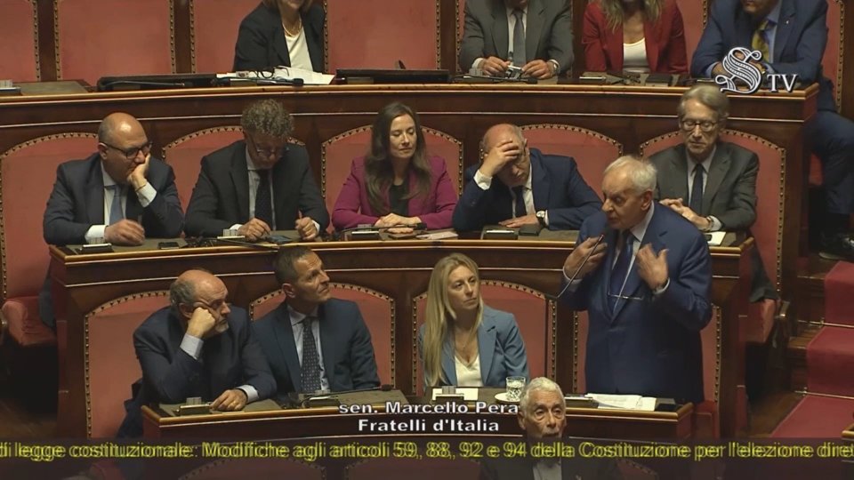 gli interventi di Mario Monti e Marcello Pera