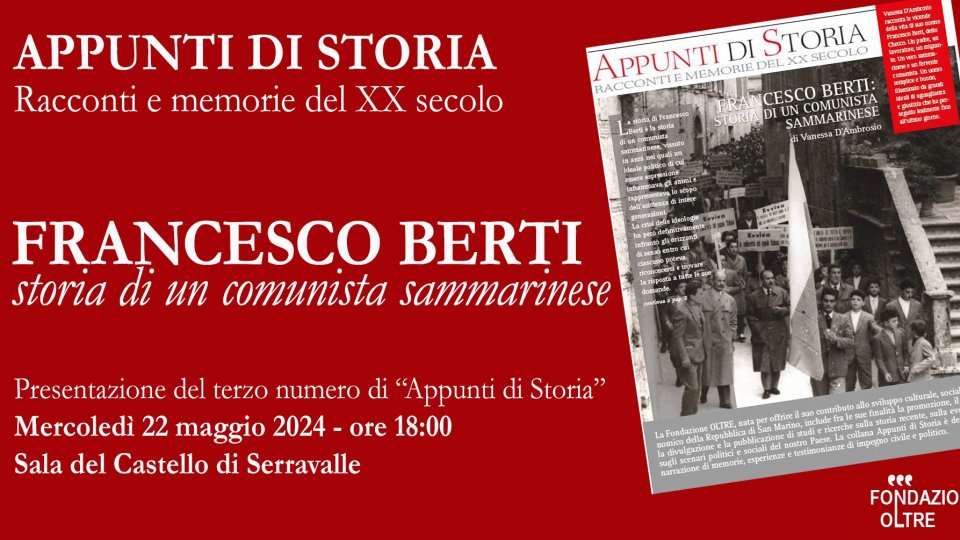 Francesco Berti: storia di un comunista sammarinese