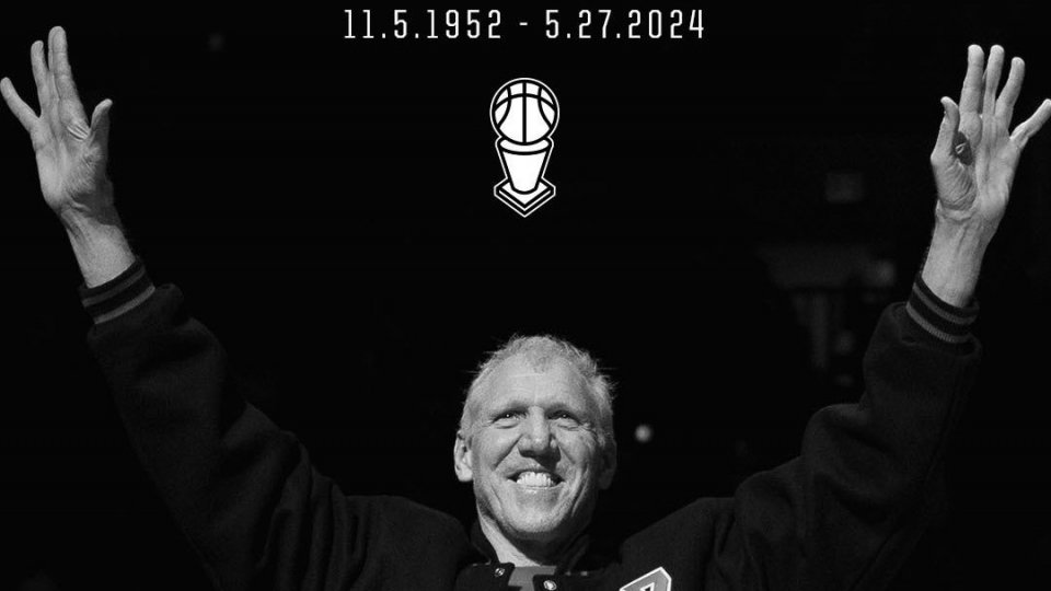 Addio a Bill Walton, leggendario centro NBA