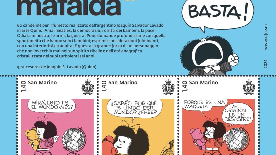 Poste San Marino: "Buon compleanno Mafalda!"