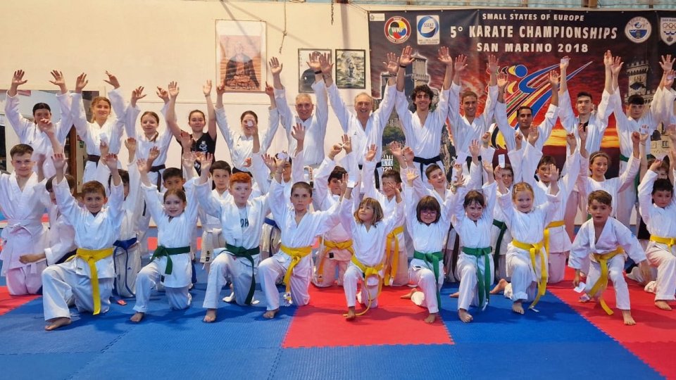 Esami di fine stagione per il karate sammarinese, 26 nuovi ragazzi ottengono il grado Kyu