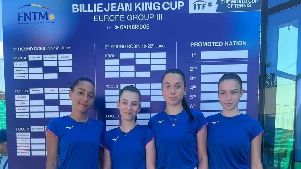 Tennis, San Marino chiude 8° nel girone della Billie Jean King Cup