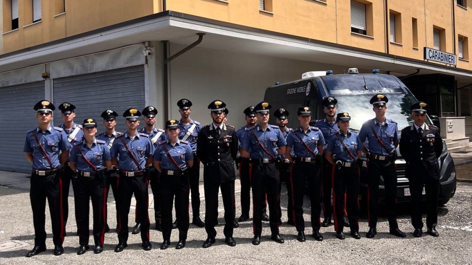 Rinforzi estivi al Comando Provinciale Carabinieri di Rimini