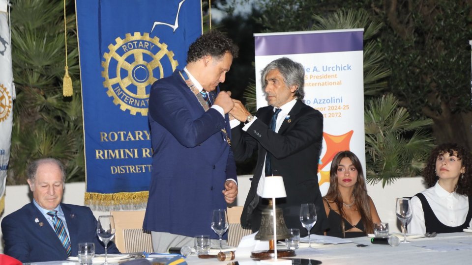 Nuovo presidente al Rotary club Rimini riviera: Marco Manfroni subentra a Fabio Mariani