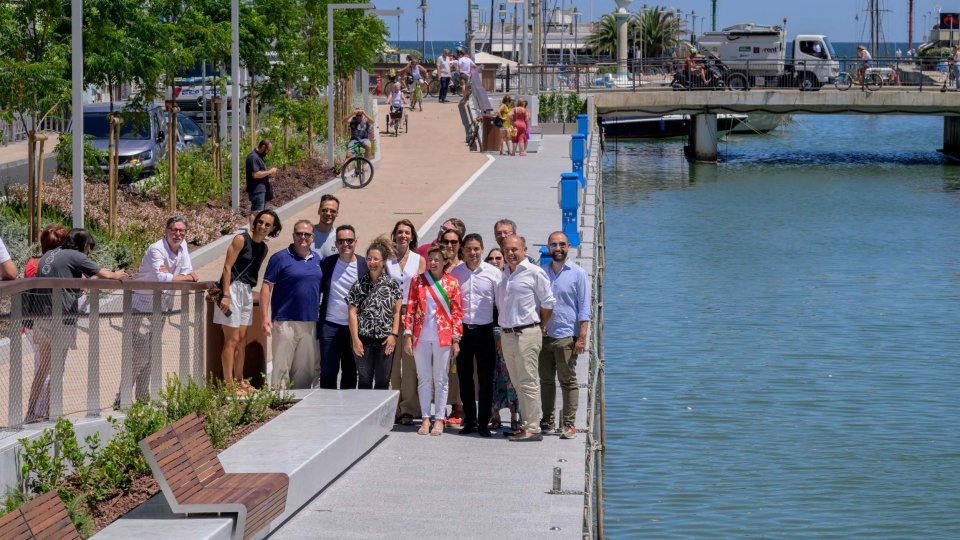 Inaugurato il nuovo porto canale: una nuova passeggiata nel posto del cuore di riccionesi e turisti