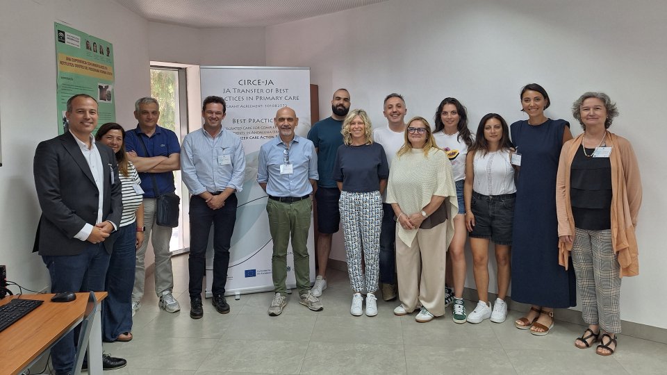 Delegazione Ausl Romagna a Siviglia per una visita-studio  nell'Nelle scorse settimane una delegazione multiprofessionale dell&#39;Ausl Romagna si è recata a Siviglia, in Spagna, per una visita-studio al Servicio Andaluzambito del progetto europeo “Circe”