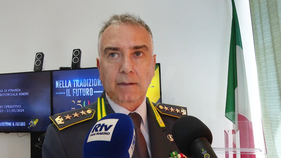 Nel servizio l'intervista al colonnello Alessandro Coscarelli, Comandante Provinciale della GDF di Rimini