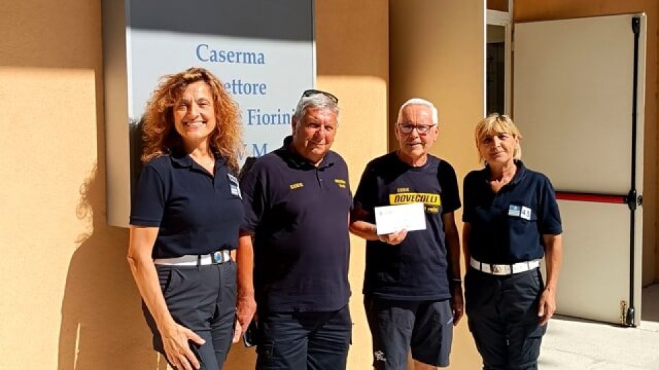Ciclisti trovarono 400 euro, ora la donazione all'Oncologia pediatrica di Rimini