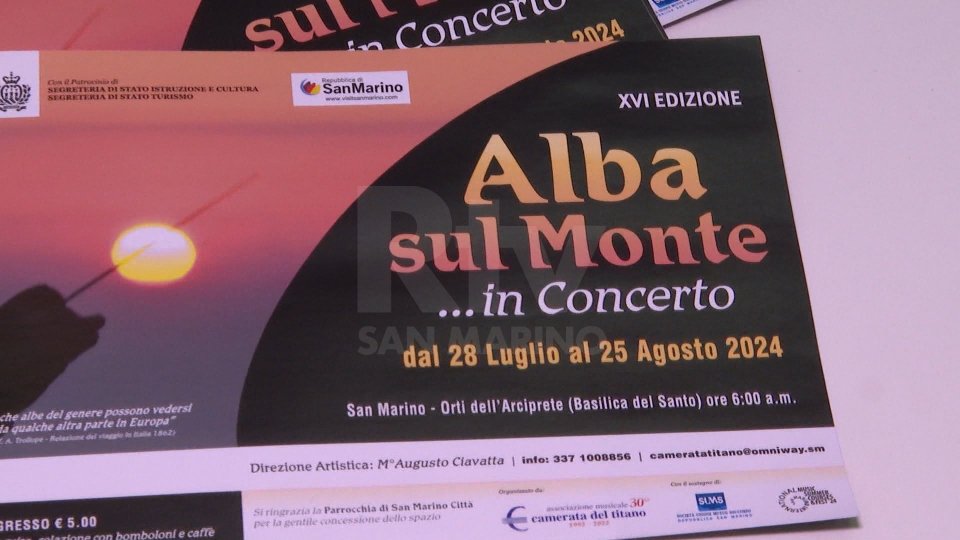 Nel video le interviste a Filippo Francini, Direttore Dip. Turismo, Maestro Augusto Ciavatta, Direttore  "Alba sul Monte...in Concerto"