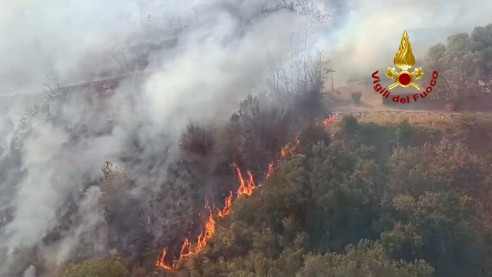 Le immagini dei Vigili del Fuoco