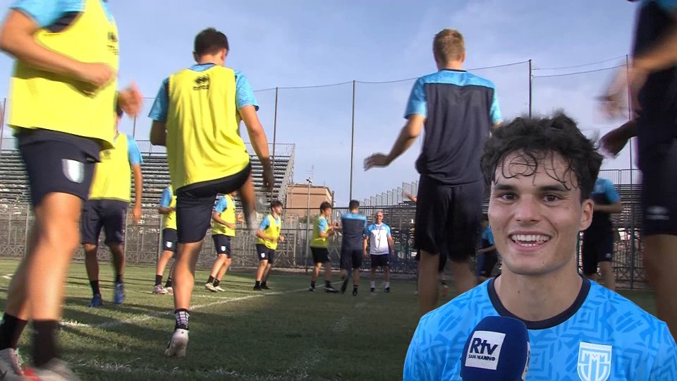 Nel servizio l'intervista Simone Giocondi difensore Under 21 San Marino