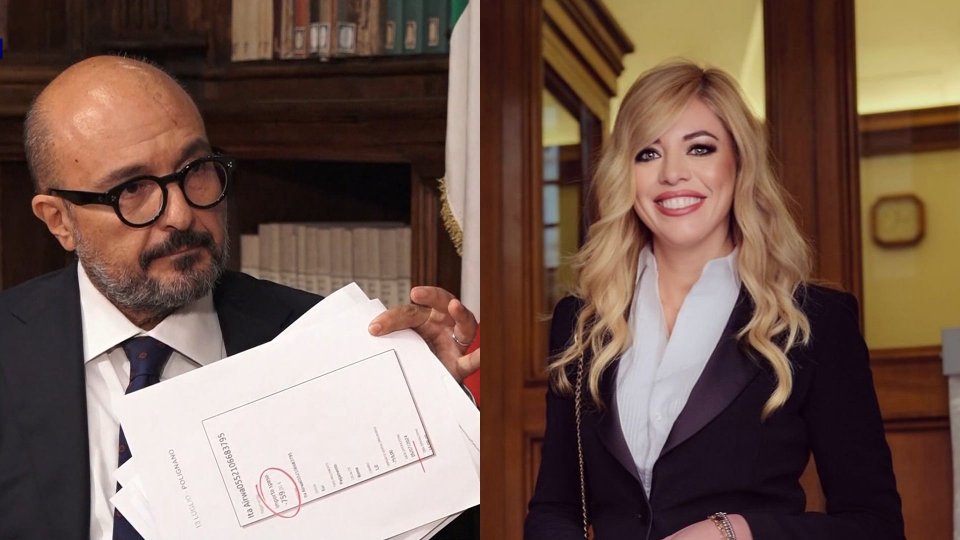 Il ministro Gennaro Sangiuliano e Maria Rosaria Boccia