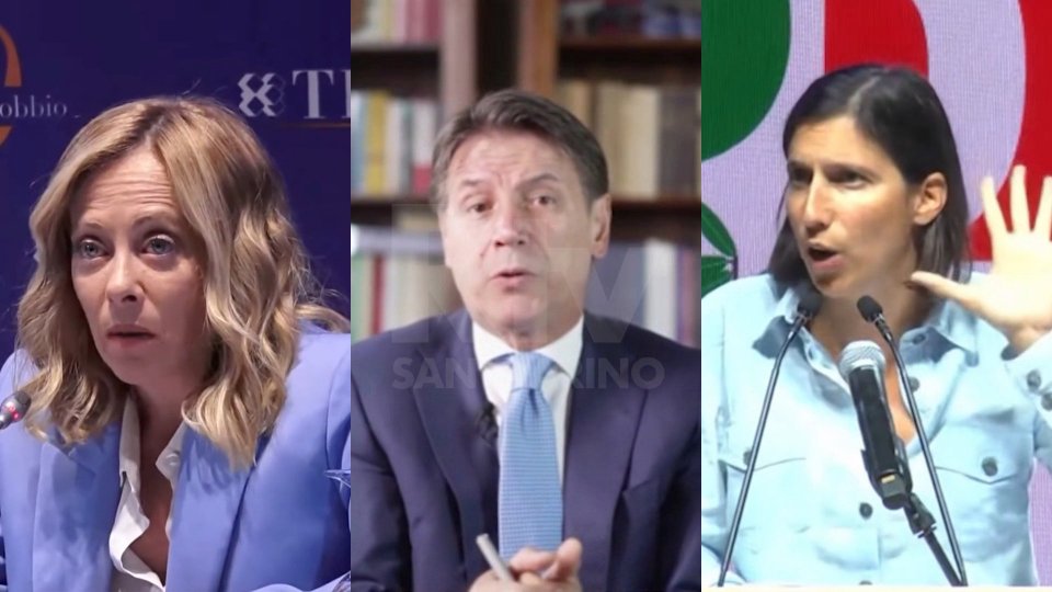 Nel video gli interventi di Giorgia Meloni, presidente del Consiglio; Giuseppe Conte, presidente Movimento 5 Stelle; Elly Schlein, segretaria Partito Democratico