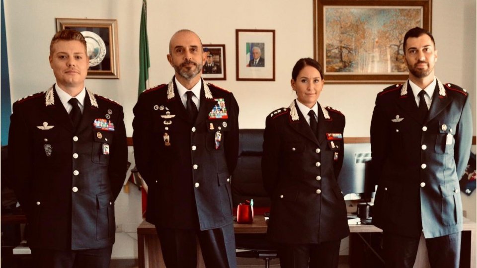 Carabinieri: nuovi ufficiali in provincia