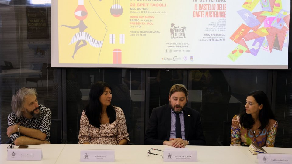 Artisti in Casa 2024  Festival di Microspettacoli – Quattordicesima Edizione  14 e 15 settembre  Castello di Montegiardino - Repubblica di San Marino