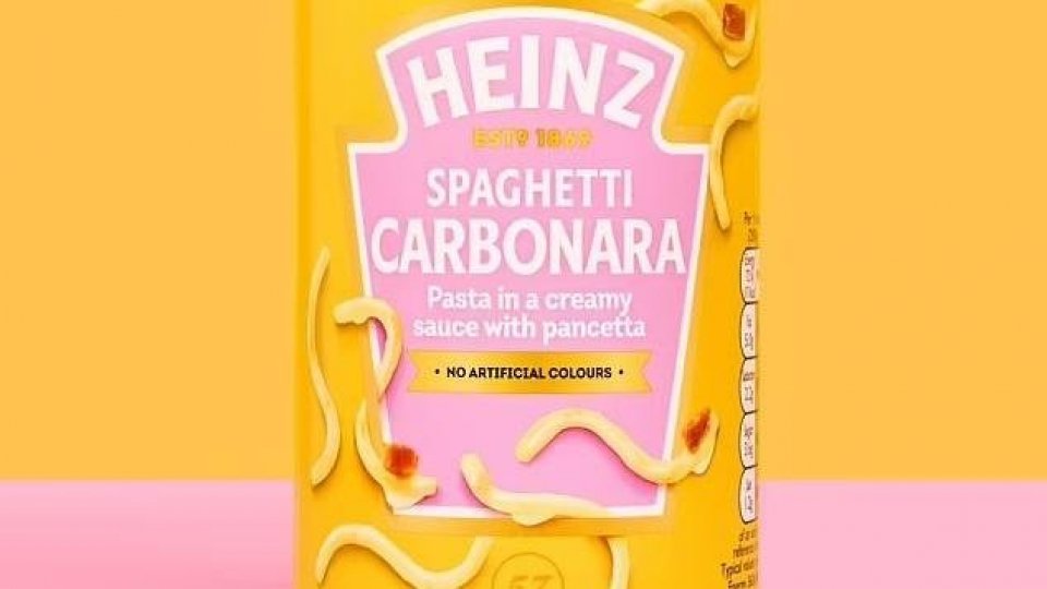 La carbonara in lattina lanciata da un'azienda americana