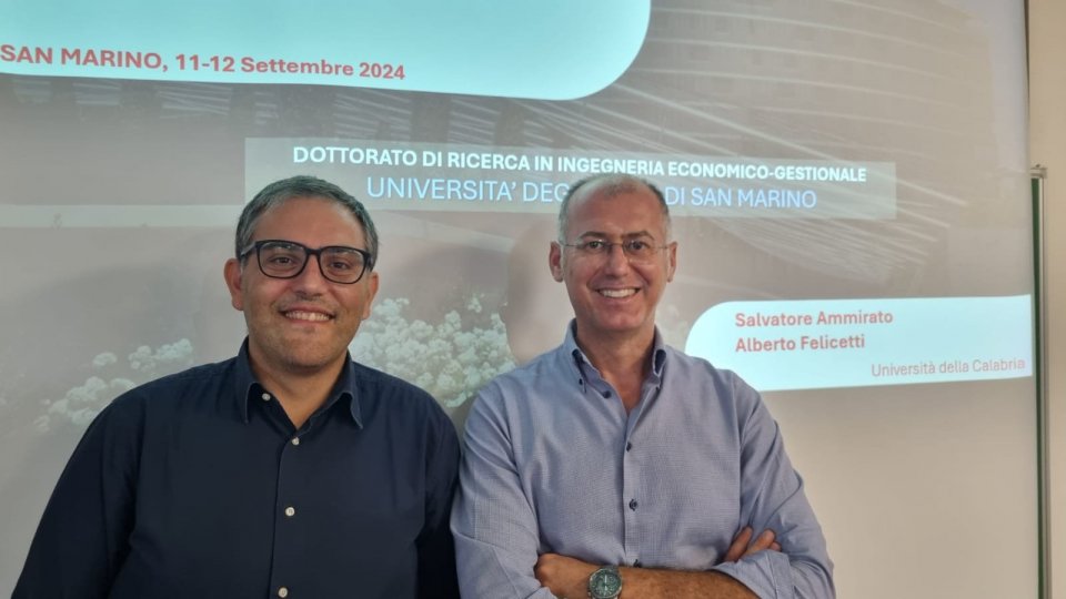 Due docenti dell’Ateneo della Calabria in cattedra al dottorato in Ingegneria Economico Gestionale dell’Università di San Marino