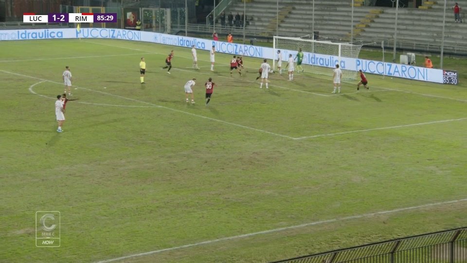 Altra doccia fredda per il Rimini. Da 0-2 a 2-2 con la Lucchese