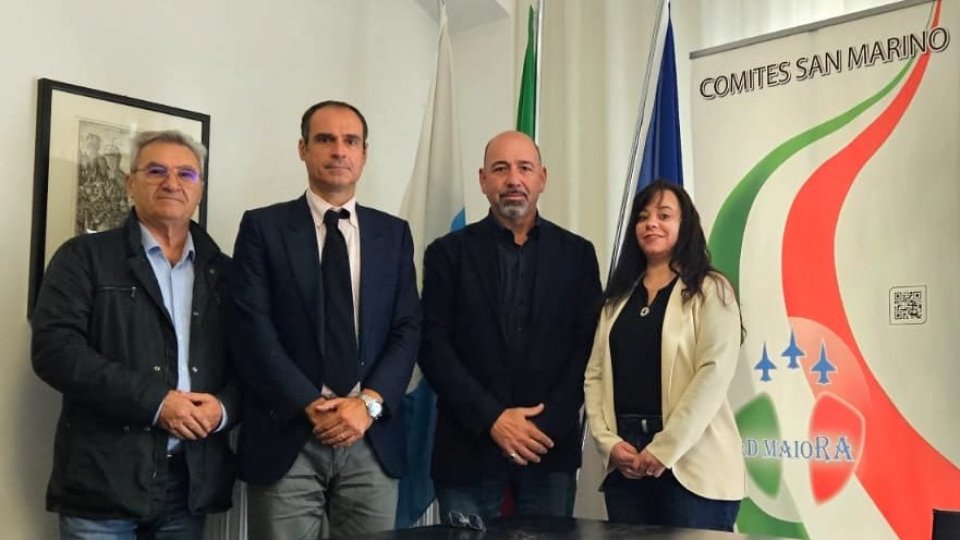 Davide Frisoni, candidato di Forza Italia alle elezioni regionali incontra il Comites