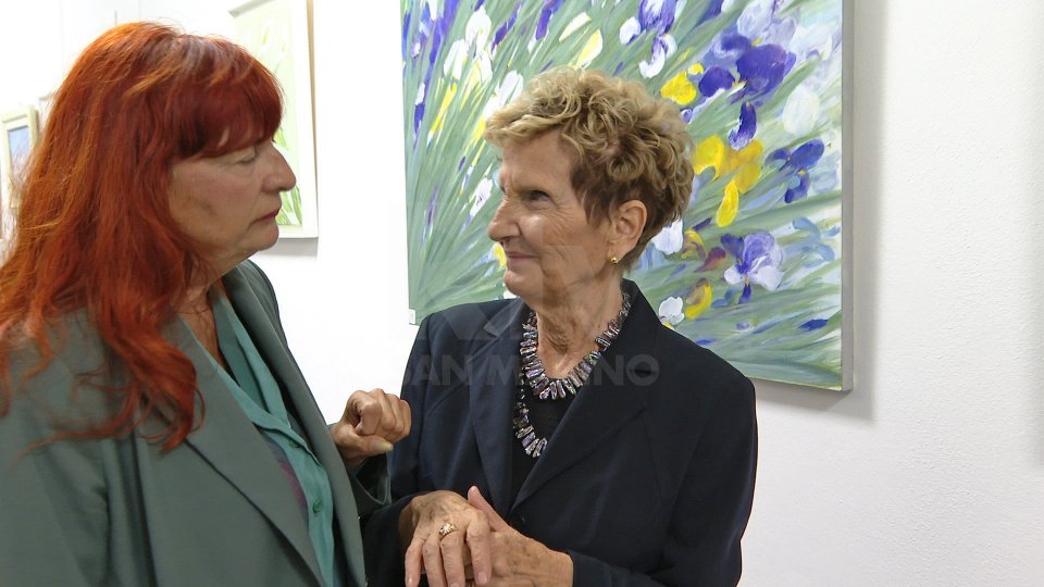 SUMS femminile: inaugurata la mostra della pittrice e socia Giusi Ridolfi