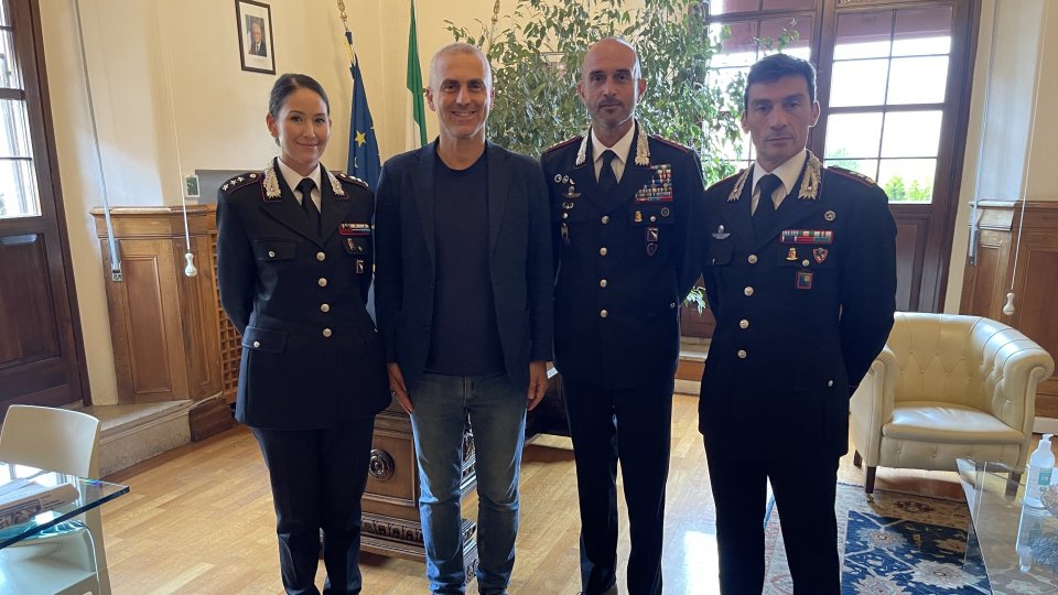 Il benvenuto del Sindaco al Capitano Mariachiara Soldano, la prima donna nella storia della città ad assumere il comando della Compagnia Carabinieri di Rimini