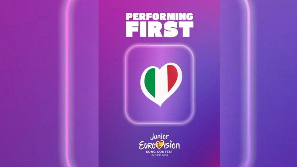 Junior Eurovision: l'Italia si esibirà per prima