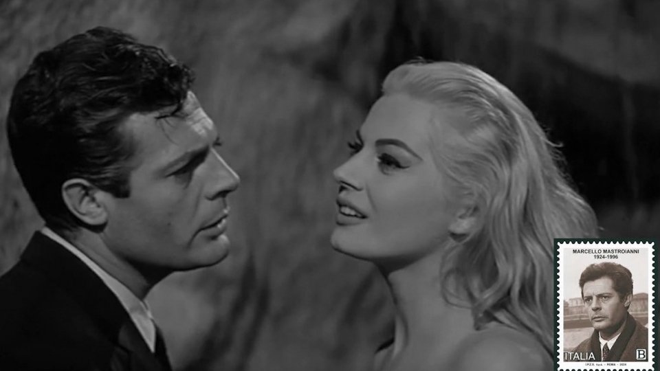 5Marcello Mastroianni e Anita Ekberg