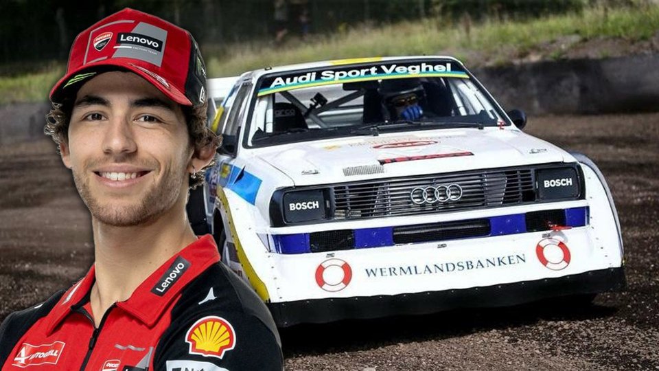 Enea Bastianini al via del Rallylegend