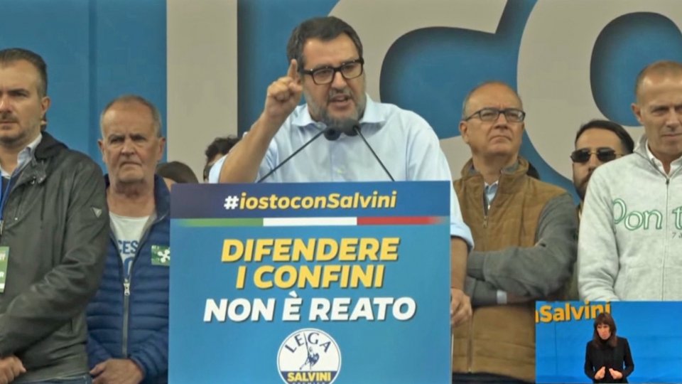 Gli interventi di Giancarlo Giorgetti, ministro dell'Economia, e di Matteo Salvini, ministro dei Trasporti