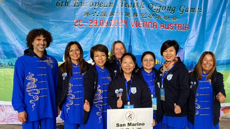 Terzo posto per San Marino all'European Health Qigong Games