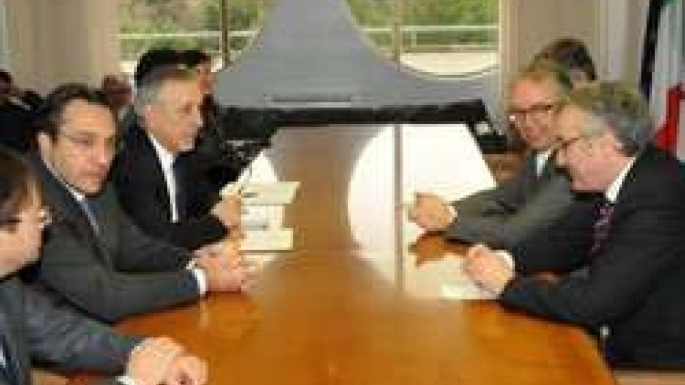 Una delegazione di governo della Rep. San Marino ha incontrato in Regione il presidente Ceriscioli