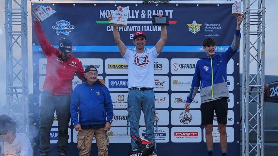 Thomas Marini vince il rally di Città di Olbia e si aggiudica la classifica Assoluta per il Campionato Tricolore Motorally (foto: FSM)