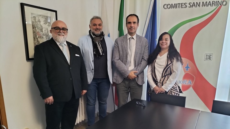 Giorgio Pruccoli, candidato alle elezioni regionali, ospite del Comites