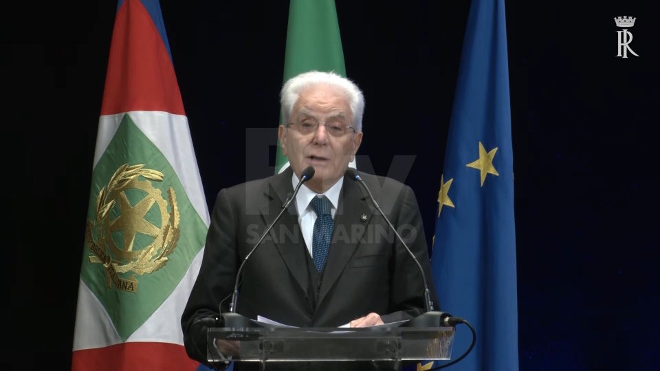 Nel video l'intervento del presidente della Repubblica Sergio Mattarella