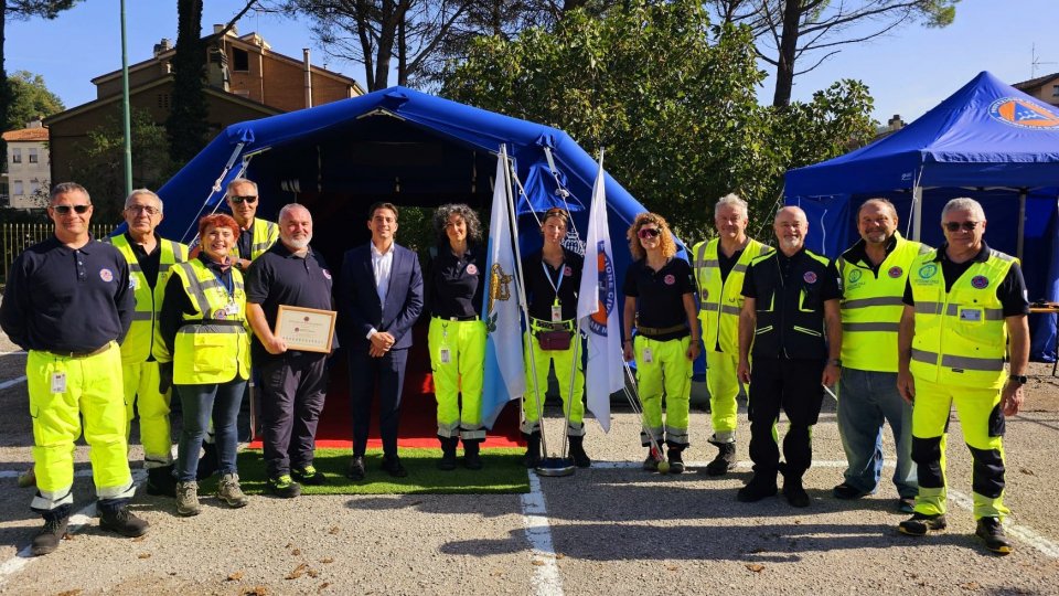 Il Segretario Ciacci a “Scuole in Campo” a Macerata Feltria con i Volontari della Protezione Civile