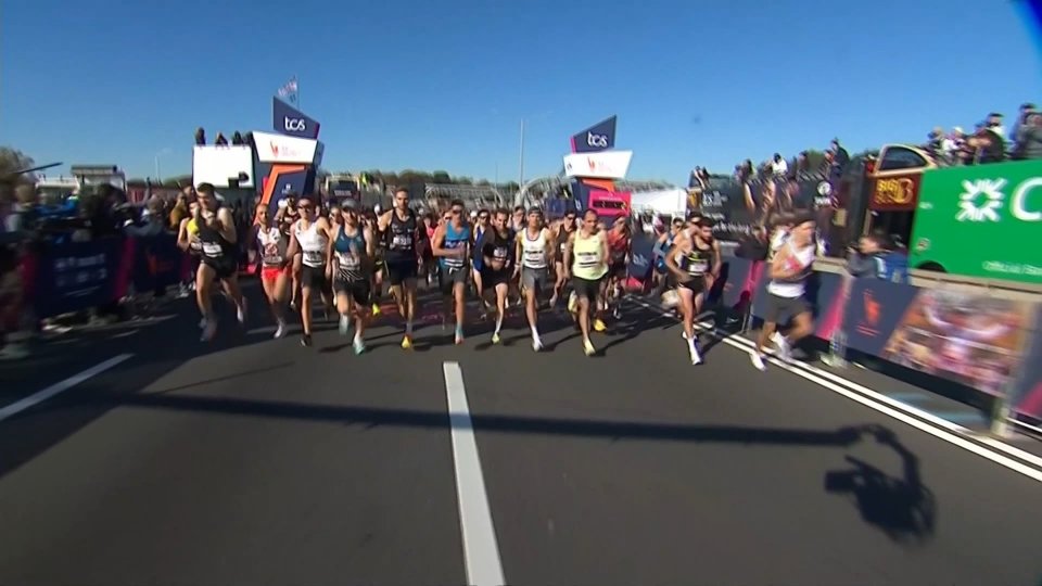 Atleti al via alla Maratona di New York