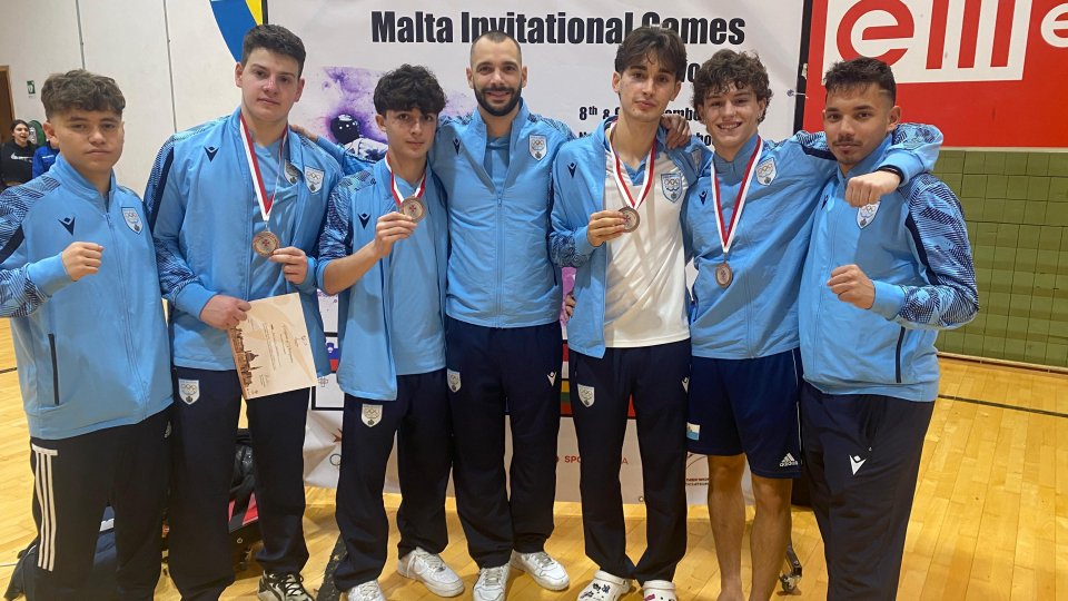 Quattro medaglie di bronzo ai Malta Invitational Games