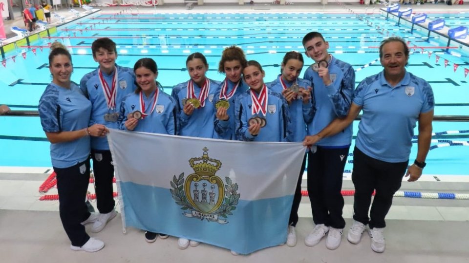 Diciannove medaglie per i giovani "Titani" agli Invitational Games a Malta